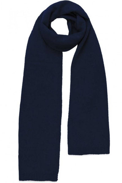 Cashmere Scarf smooth Unisex Color blue