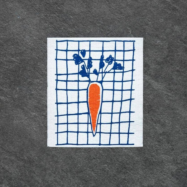wink design - organic carrot swedish cloth