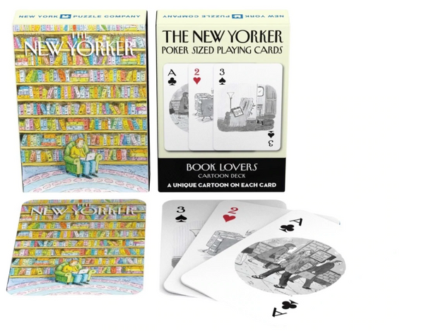 The New York Puzzle Company-Book Lovers Playing Cards