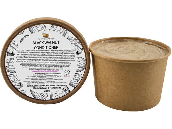 Black Walnut Conditioner For Dark Hair, Kraft Tub 250g