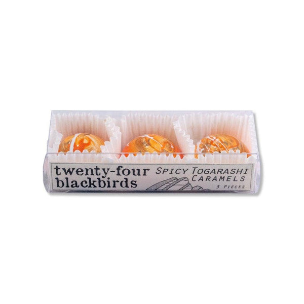 Twenty-Four Blackbirds - Spicy Togarashi Caramels 3 pc