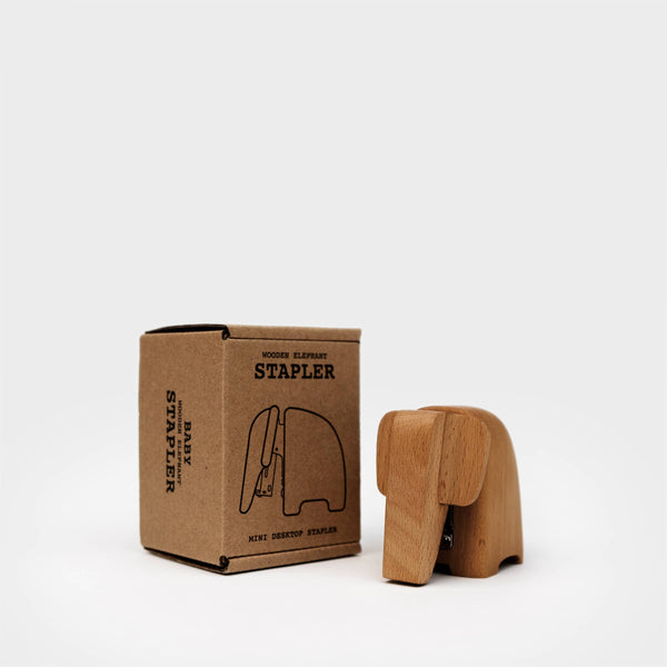 SUCK US - Wooden Elephant Staplers - Mama and Baby