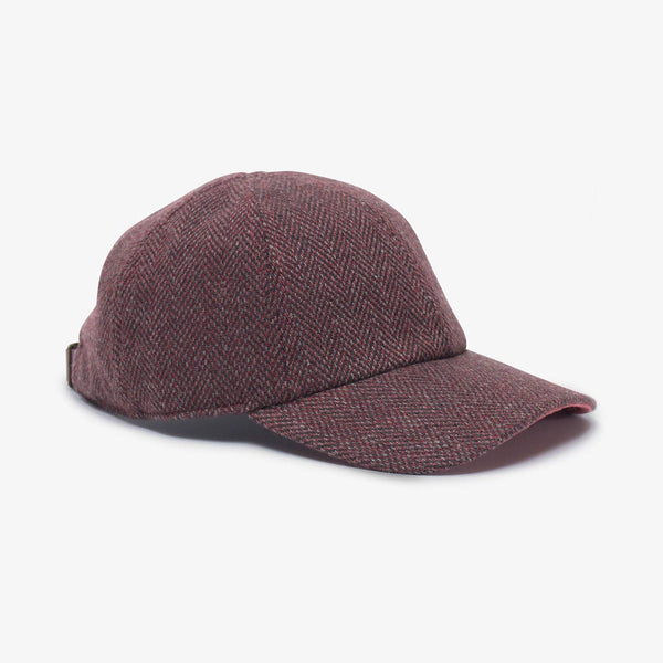 Storied Hats - Crimson, Brown & Tan Wool
