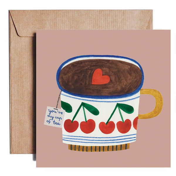 Daria Solak Illustrations - CUP OF TEA card