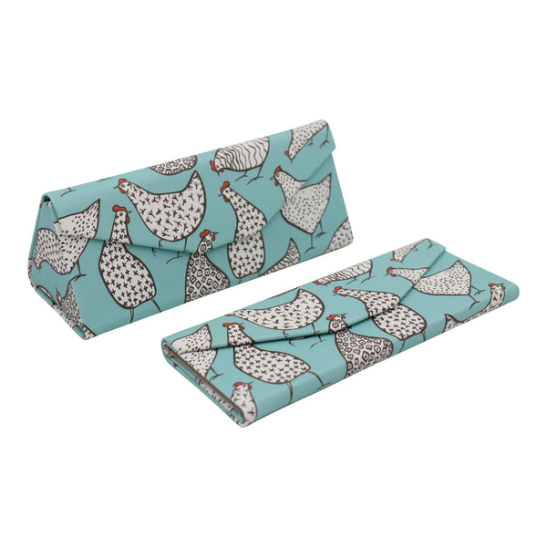 Real Sic - Chickens Glasses Case – Cute Animals – Vegan Leather