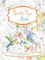Schiffer Publishing - Painterly Days: The Woodland Watercoloring Book for Adults