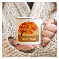 Rock Scissor Paper - Personalized City Camp Mug Fall Color View