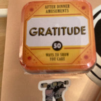 After dinner amusements: gratitude