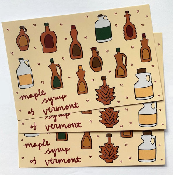 Vermont Maple Syrup Post Card